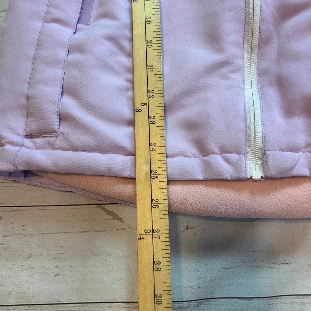 Hurley Snow Jacket Pockets Buttons Pink Tie Dye Youth Girls Size‎ Large 14/16